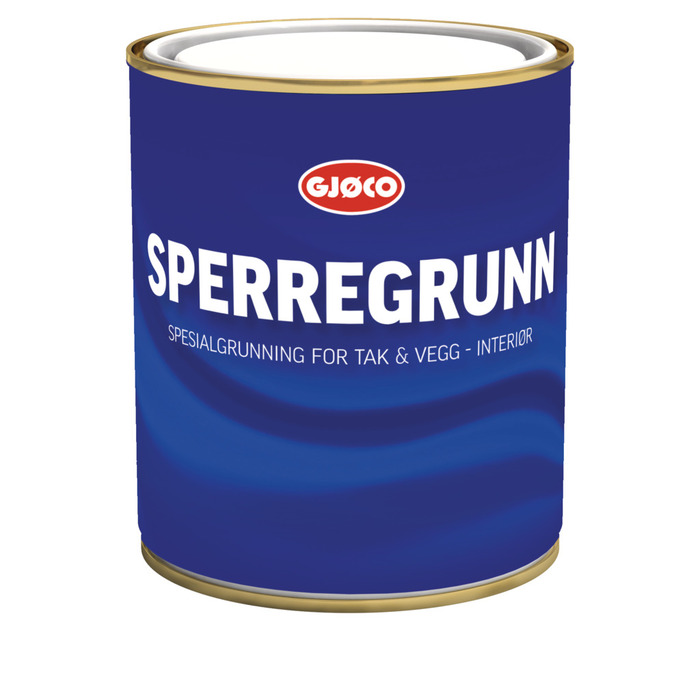 Sperregrunn hvit base 0,68 liter - Gjøco